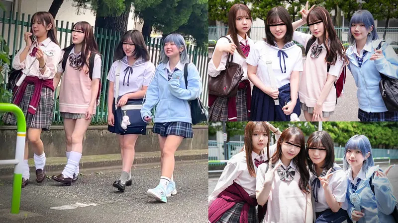 橘いおりと美少女2人！秘密の制服愛と刺激的な4Pの夜 橘いおり