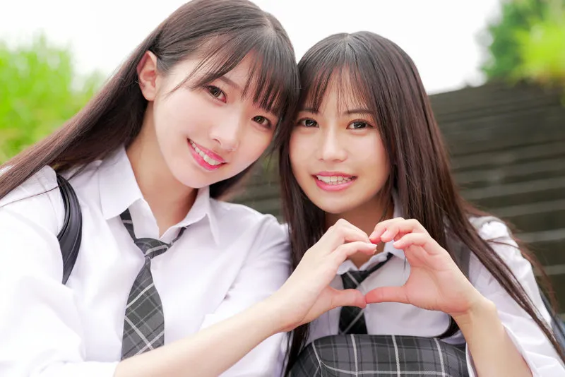 【石原青（滝冬ひかり）】石原青と滝冬ひかりの蜜月！制服イタズラに最奥愛…3人だけの秘密 石原青（滝冬ひかり）