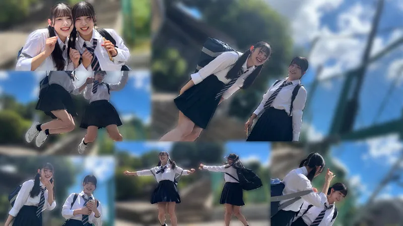 皐月ゆらと愛を分かち合う楽園！制服女子との3Pハイビジョン独占配信 皐月ゆら