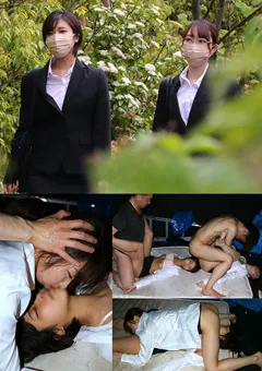 【暗黒】永野楓果 就活リクルートスーツ女2人 【ankk026】 永野楓果