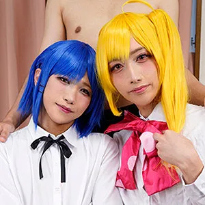 麗しの二人の美貌に息をのむ！コスプレハイビジョン愛し合い