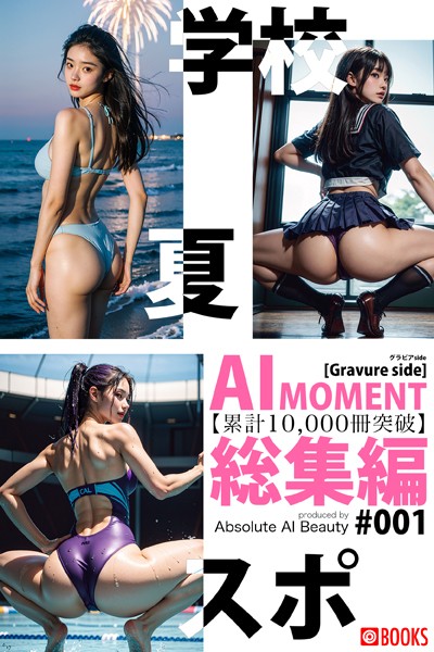 【DMM】【累計10，000冊突破】AI MOMENT 総集編 ［グラビアside］ ＃001 「夏」「学校」「スポーツ」