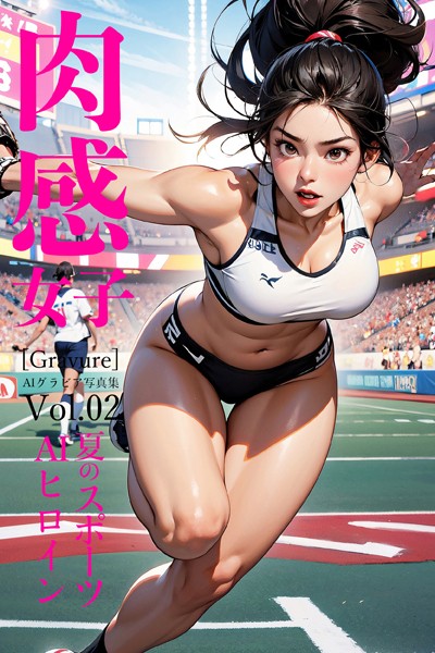 【DMM】肉感女子 -夏のスポーツAIヒロイン- ［Gravure］ AIグラビア写真集 Vol.02