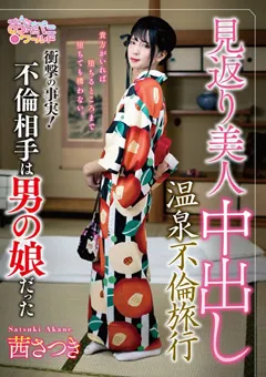 【妄想族】茜さつき 見返り美人中出し温泉不倫旅行～不倫相手は男の娘だった 【oppw00051】 茜さつき