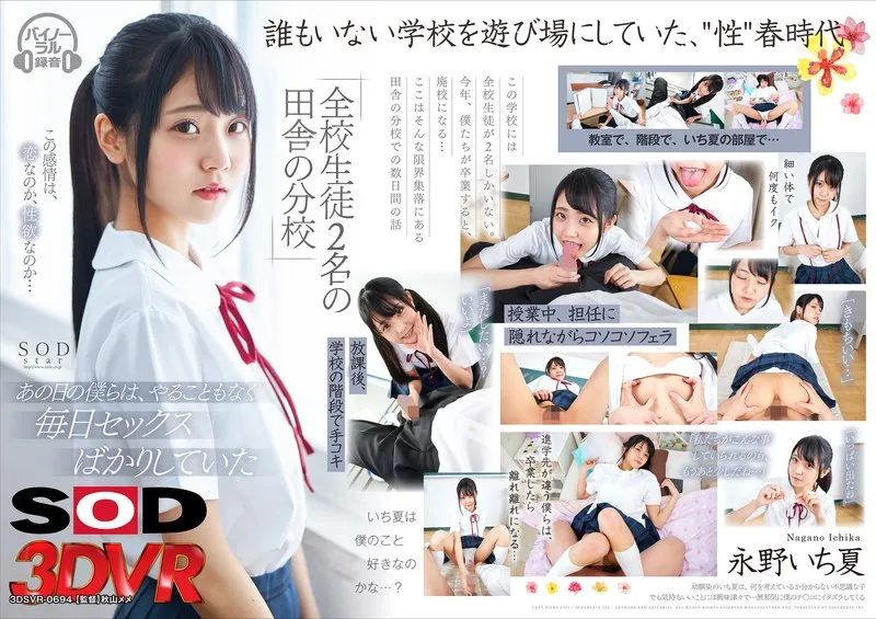 【VR】【永野いち夏】田舎の分校で過ごした甘く切ない日々…バーチャル青春恋愛！ 永野いち夏