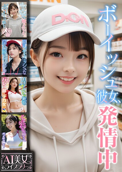 【電子書籍】ボーイッシュ彼女、発情中【AI美女ライブラリー】