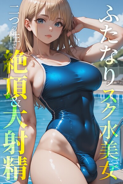 【電子書籍】ふたなりスク水美女 二つの性で絶頂＆大射精〜AI2次元美女〜