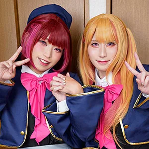 秘密の道具で大変身！〇〇さんと☆野さんのコスプレ密着オフショット