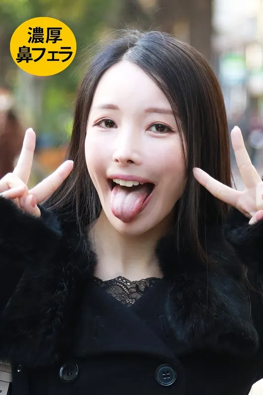 言葉責めソフトSの三白眼ドエロ姉さんがM男に濃厚鼻フェラ