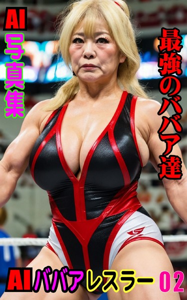 【DMM】AI写真集 AIババアレスラー02