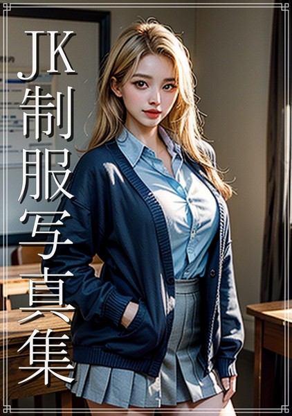 【DMM】JK制服写真集 制服金髪美少女