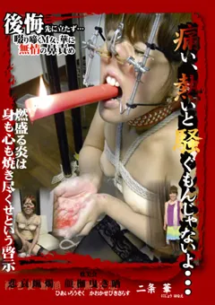 【耽美会】悲哀蝋燭 顔枷曳き晒 二条華 【TAN-95】