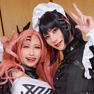 【青山ネル 愛瀬まりさ】愛し合うふたりの女神！青山ネル＆愛瀬まりさのバック愛コスプレ 青山ネル 愛瀬まりさ