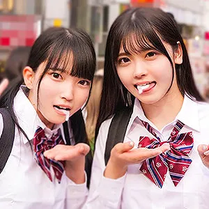 【皆瀬あかり】制服女子の最奥愛！あかりちゃん＆ひなのちゃんの4K密着 皆瀬あかり