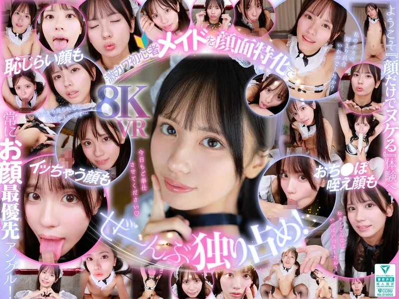 【VR】ウブで、健気で、照れ屋さん。ゼロ距離で恥じらいスケベご奉仕【顔面特化】僕専用性処理メイド 渚あいり 渚あいり